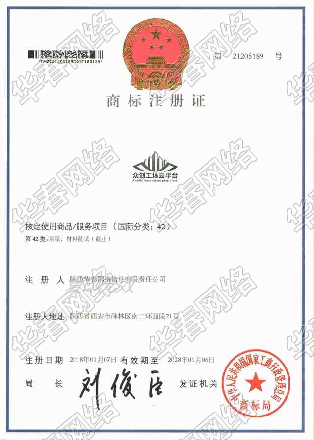 眾創(chuàng)工場云平臺(tái)商標(biāo)
